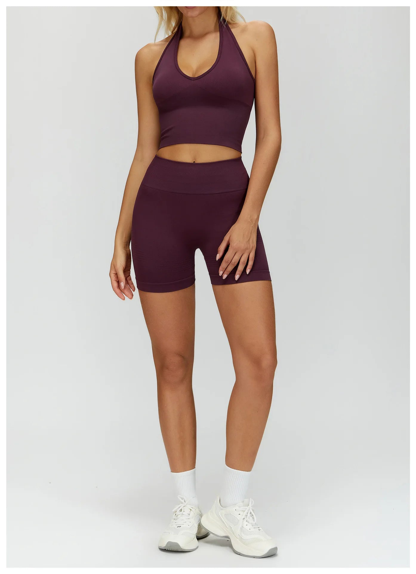 Seamless Yoga Shorts Women High Waist Workout Shorts Lift Butt Fitness Pants Sportswear Fitness Push Up Yoga Gym Running Short