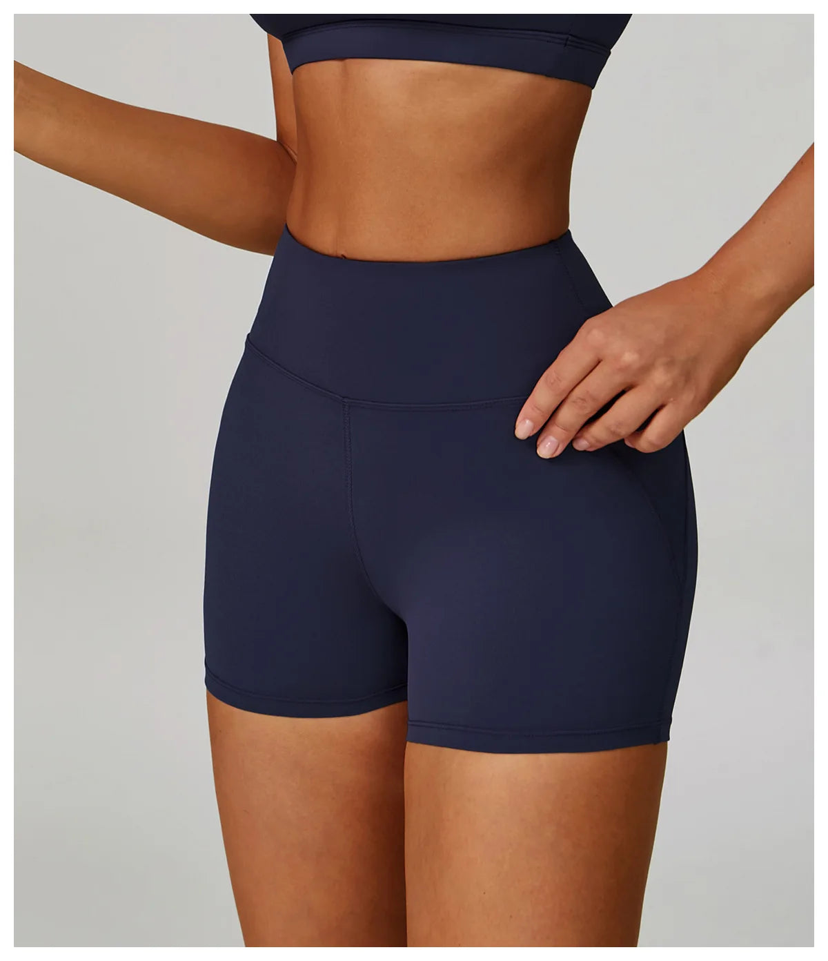 Impact Shorts Women Yoga Shorts High Waist Workout Lift Peach Butt Fitness Tight Gym Running Body Shaper Pants Casual Sportswear