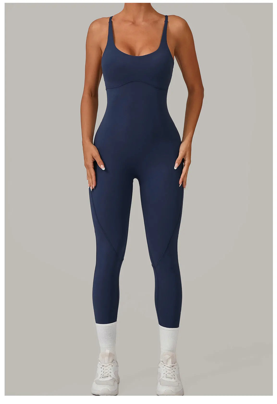 Women's Tracksuit Jumpsuits One-Piece Suit Sleeveless Yoga Set Gym Push Up Workout Clothes Fitness Bodysuit Sportswear Rompers