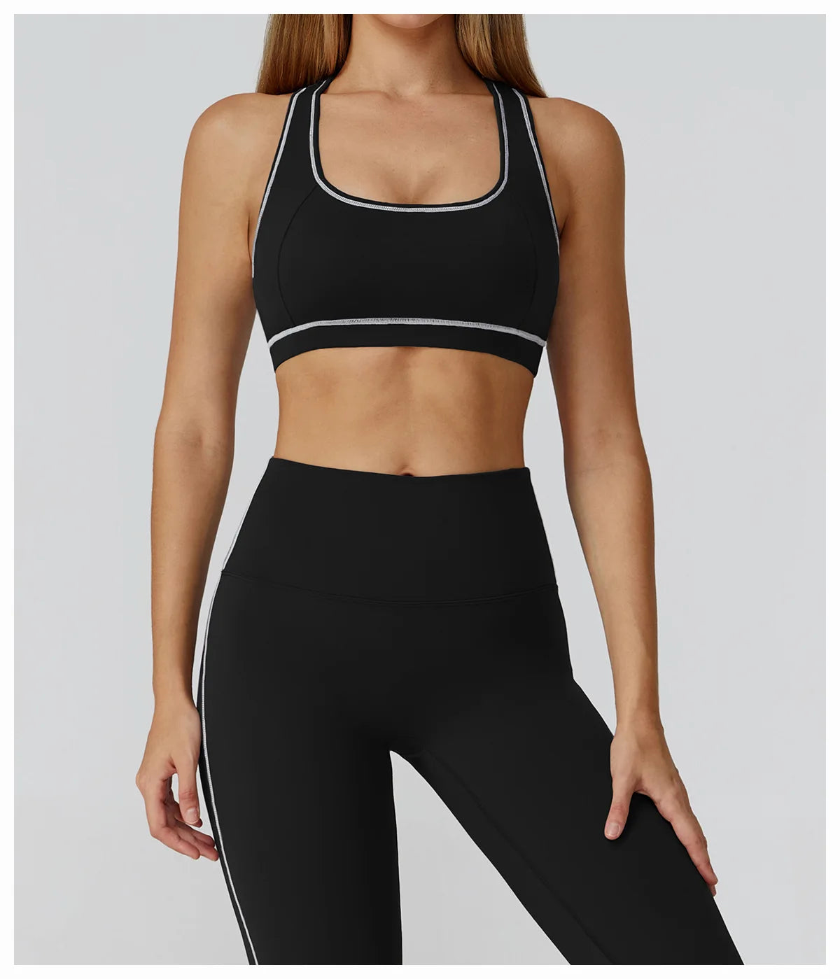 Fitness Top Women Breathable Sports Bra Anti-Sweat Yoga Bra Shockproof Crop Top Push Up High Strength Sport Bra Gym Workout Top