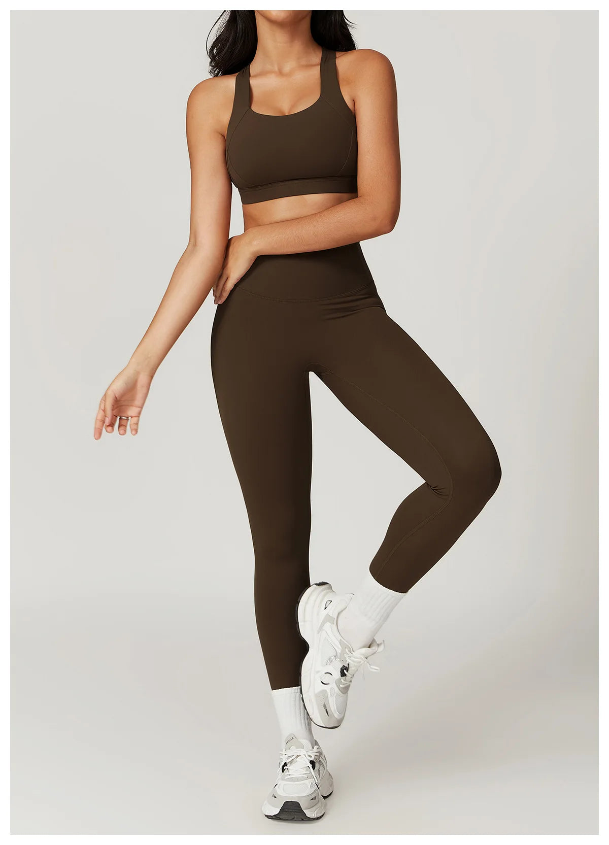2PCS Women's Tracksuit Athletic Wear Yoga Set Workout Shorts Sportswear Gym Clothing High Waist Leggings Fitness Bra Sports Suit