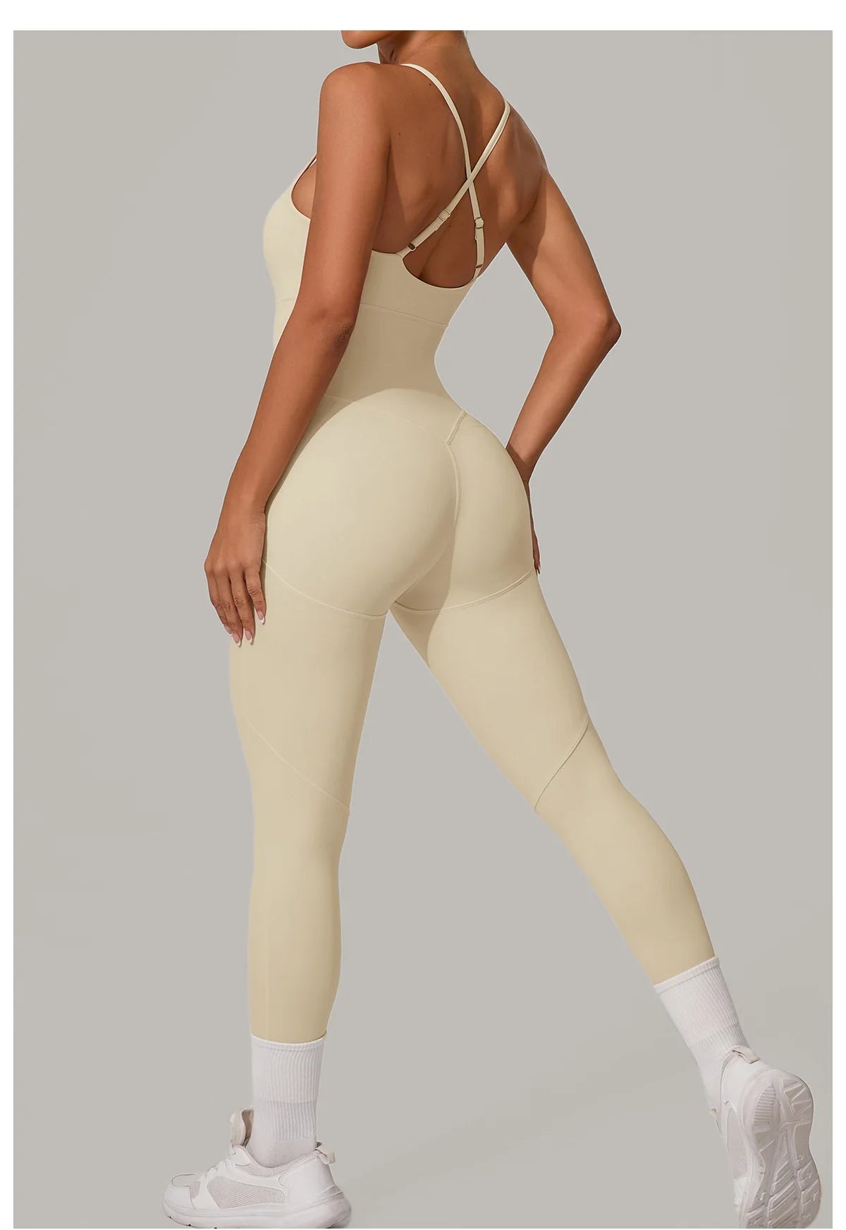 Women's Tracksuit Jumpsuits One-Piece Suit Sleeveless Yoga Set Gym Push Up Workout Clothes Fitness Bodysuit Sportswear Rompers