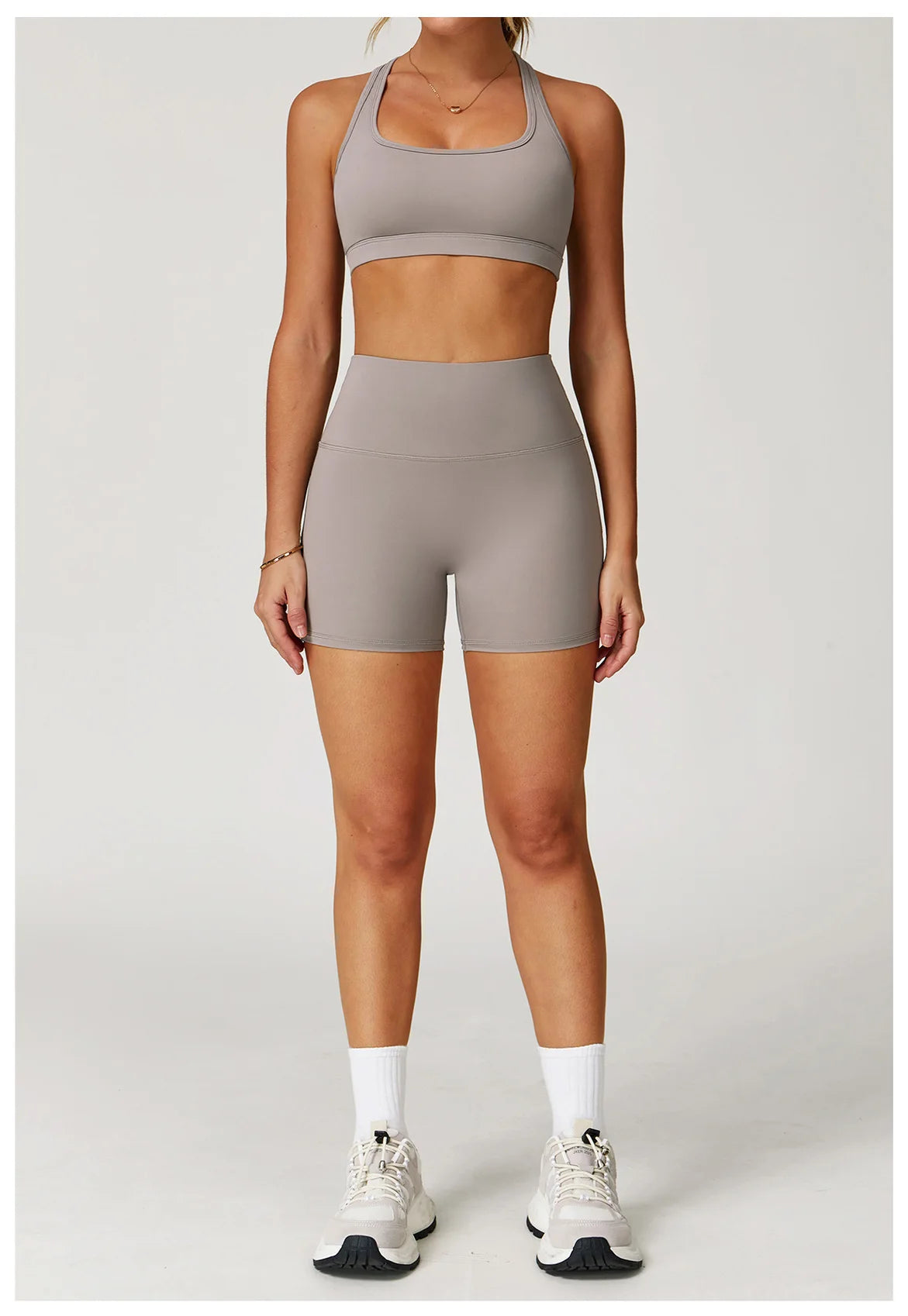 Yoga Set 2 Pieces Women Clothes Workout Outfits Fitness Sportswear Gym Tracksuit High Waist Leggings Sports Bra Athletic Wear
