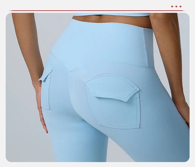 Yoga Leggings Women's High Waist Leggings Butt Lifting Breathable Sports Pants for Women Gym Leggings Pocket Push Up Tight