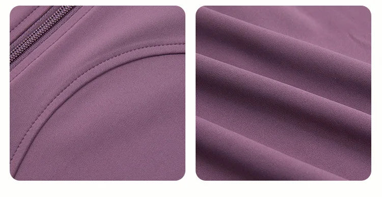Women 2PCS Yoga Set Workout Clothes Long Sleeve Jacket Gym Crop Top High Waist Leggings Fitness Sports Wear Sport Suit Gymwear