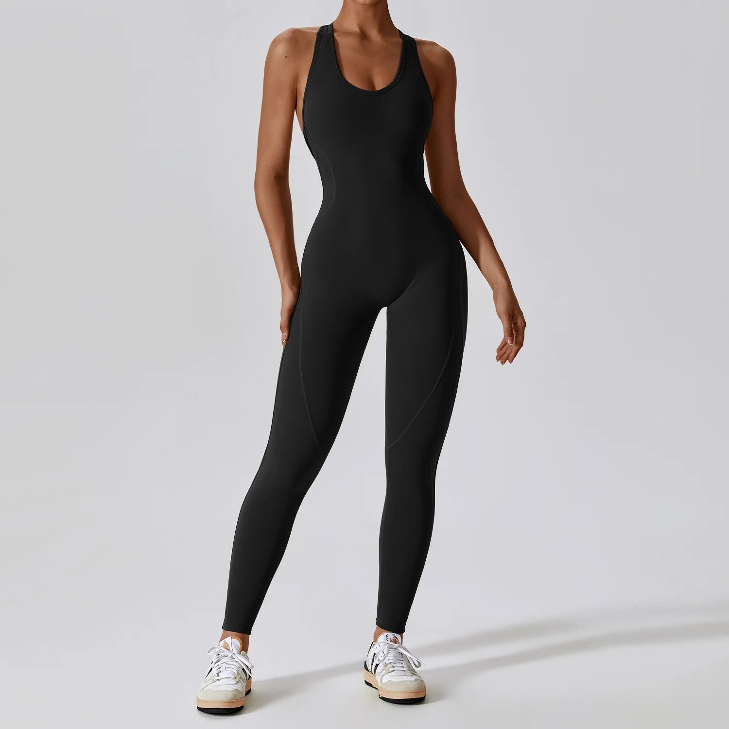 Gym Clothes Jumpsuit Backless Fitness Set Bodysuit Siamese Sportswear Women Romper Buttery-Soft One-Piece Playsuit Yoga Suit