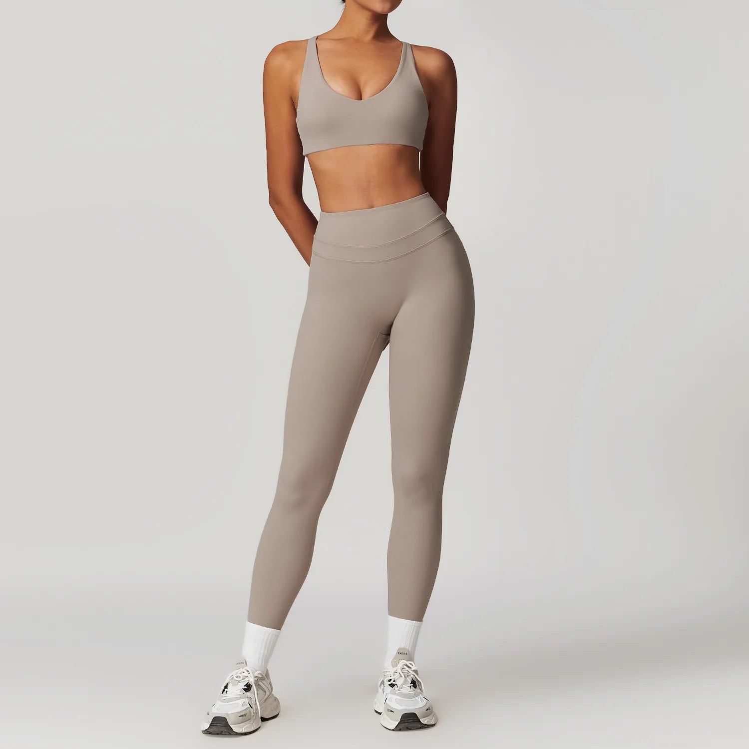 Yoga Suit 2PCS Sports Set Women Quick-Drying Gym Set Women Tracksuit Running Workout Short Sleeves Sports Yoga Clothing