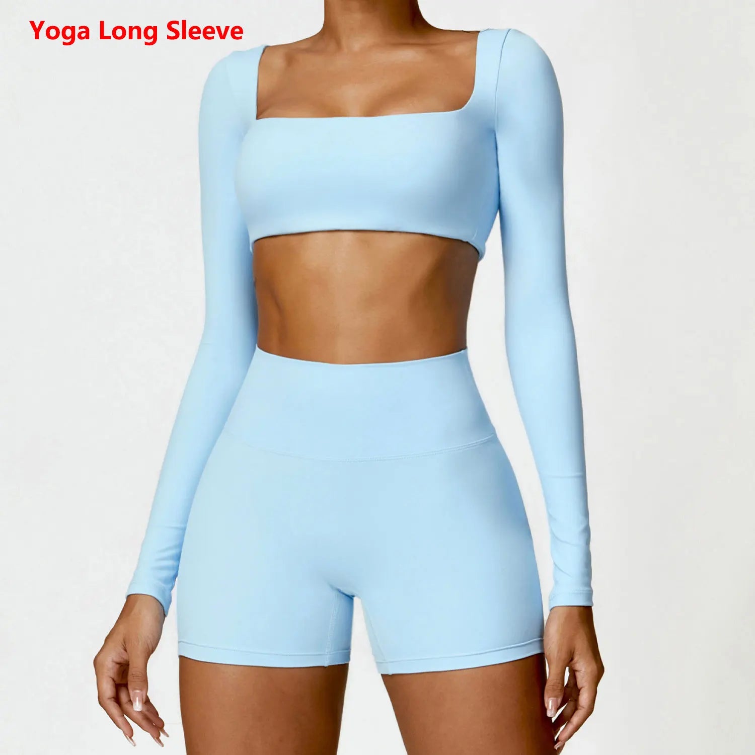 Winter Yoga Long sleeved Women's Outdoor Running Fitness Wear T-shirt Long sleeved Yoga Shirt Gym Push Up Workout Sports Top