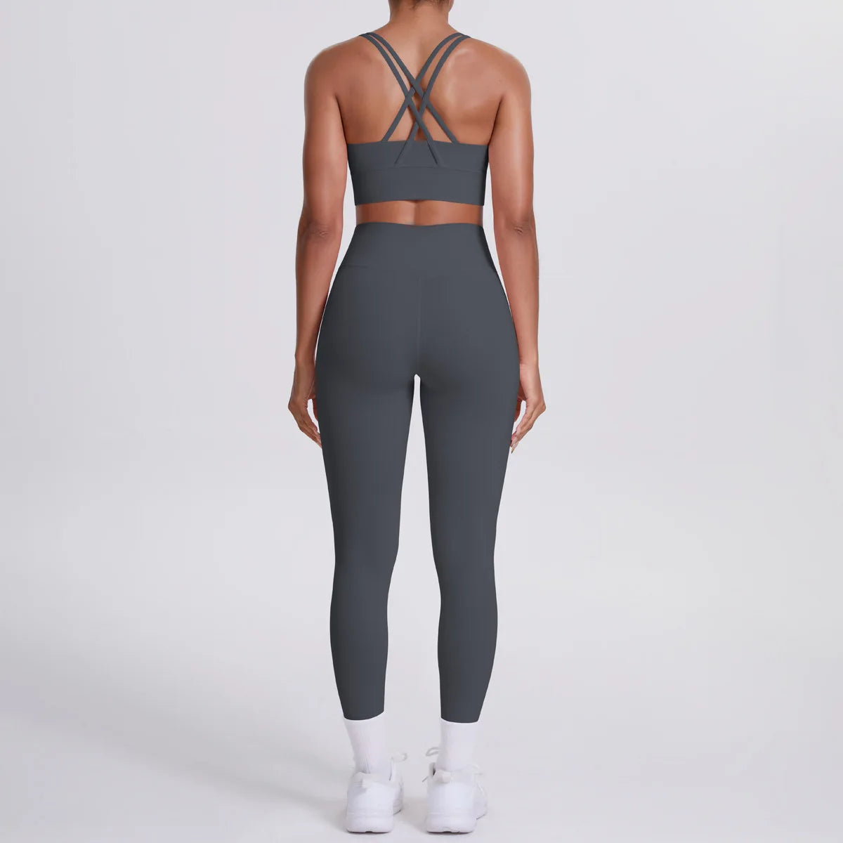 JJUREN Seamless Yoga Suit Women Tracksuit Sports Bra High Waist Leggings Yoga Outfit Gym Set Fitness Workout Clothes Sportswear