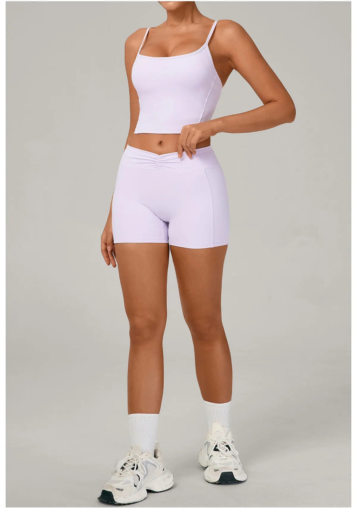 2 Pieces Yoga Sport Set Women Tracksuit Sports Bra Shorts Yoga Set Comfort Elastic Sportsuit Workout Outfit Fitness Gym Clothes