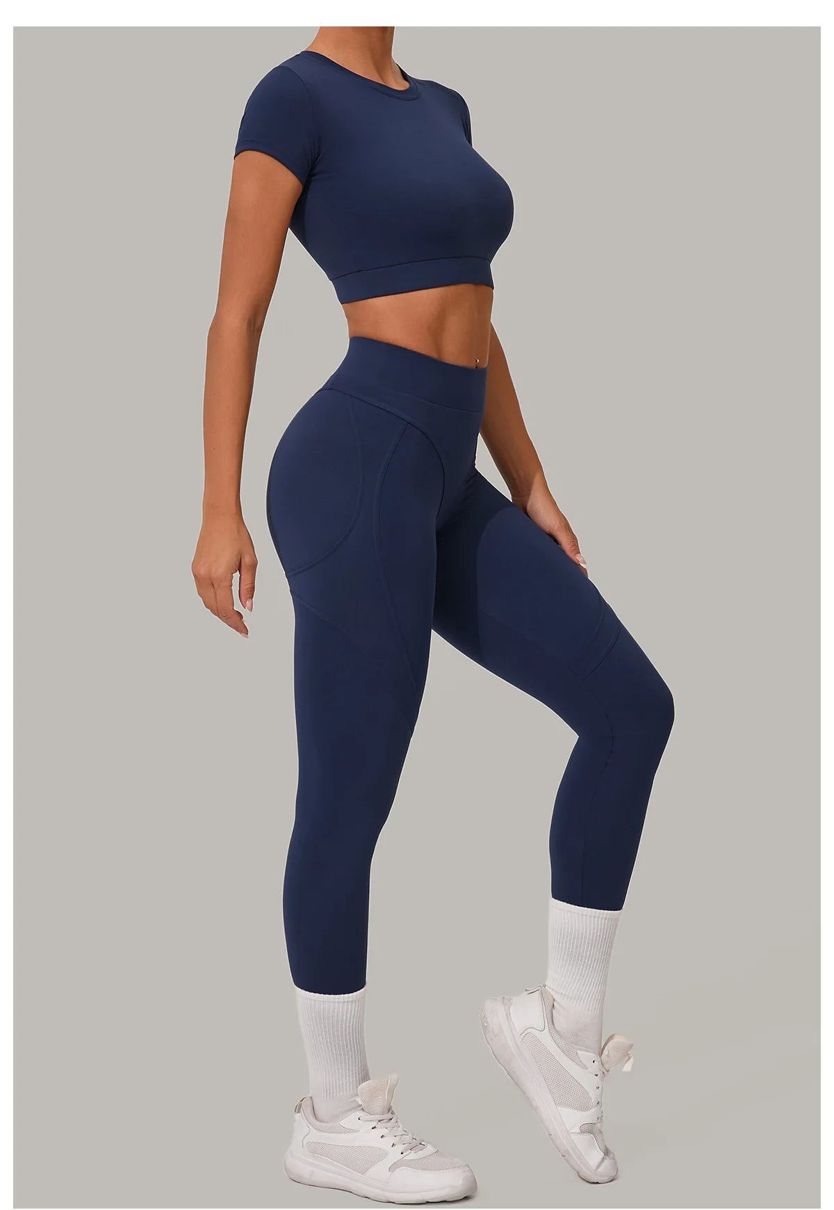 High Waist Yoga Pants Women Yoga Leggings Fitness Leggings Running Cycling Pants Breathable Sports Leggings Workout Gym Clothing