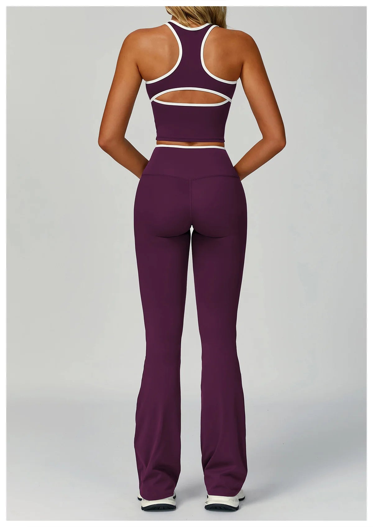 Gym Tracksuit Yoga Set 2 Pieces Workout Outfits Fitness Sportswear High Waist Leggings Sports Bra Athletic Wear Women Clothes