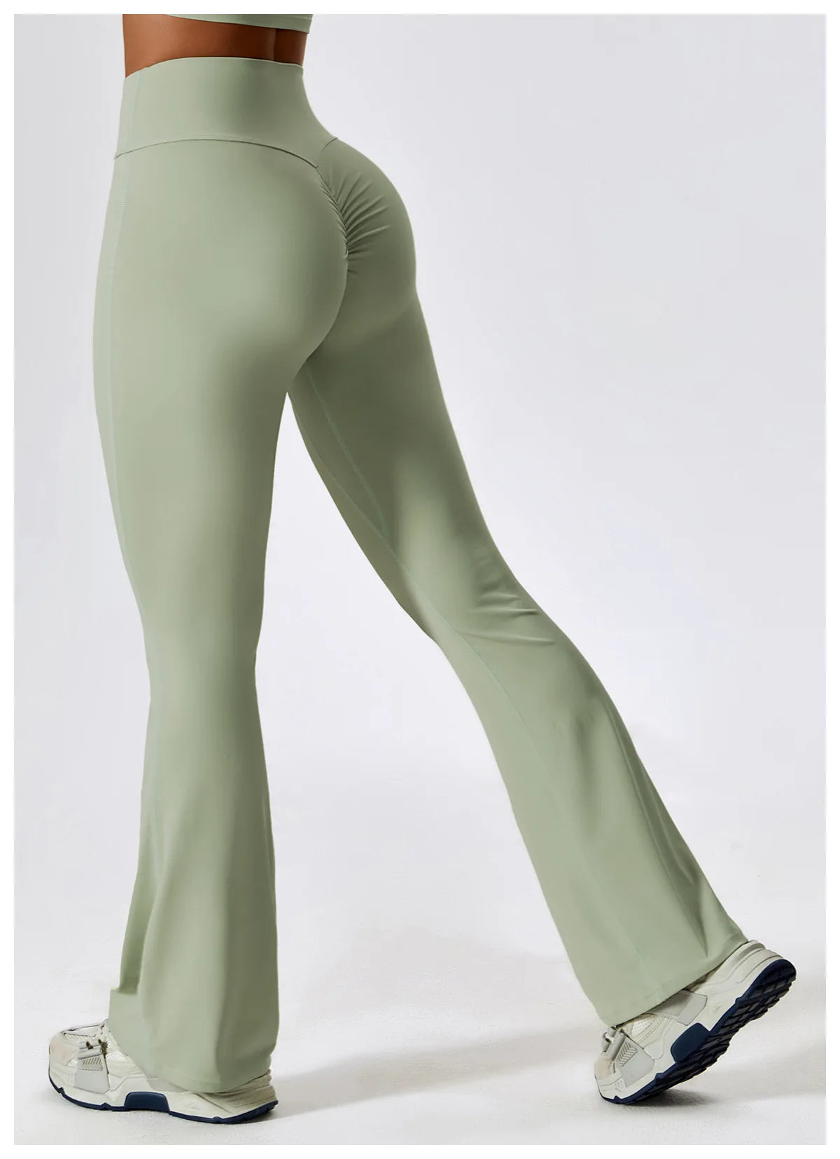 Flare Leggings Yoga Pants Women High Waist Wide Leg Pant Women Gym Workout Fitness Sports Tight Flared Pant Latin Dance Trousers