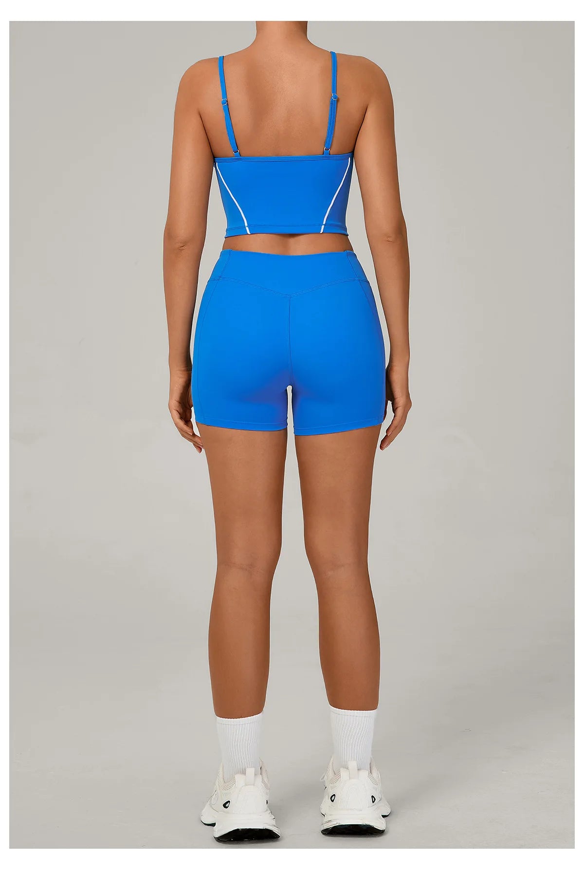 2 Pieces Yoga Sport Set Women Tracksuit Sports Bra Shorts Yoga Set Comfort Elastic Sportsuit Workout Outfit Fitness Gym Clothes