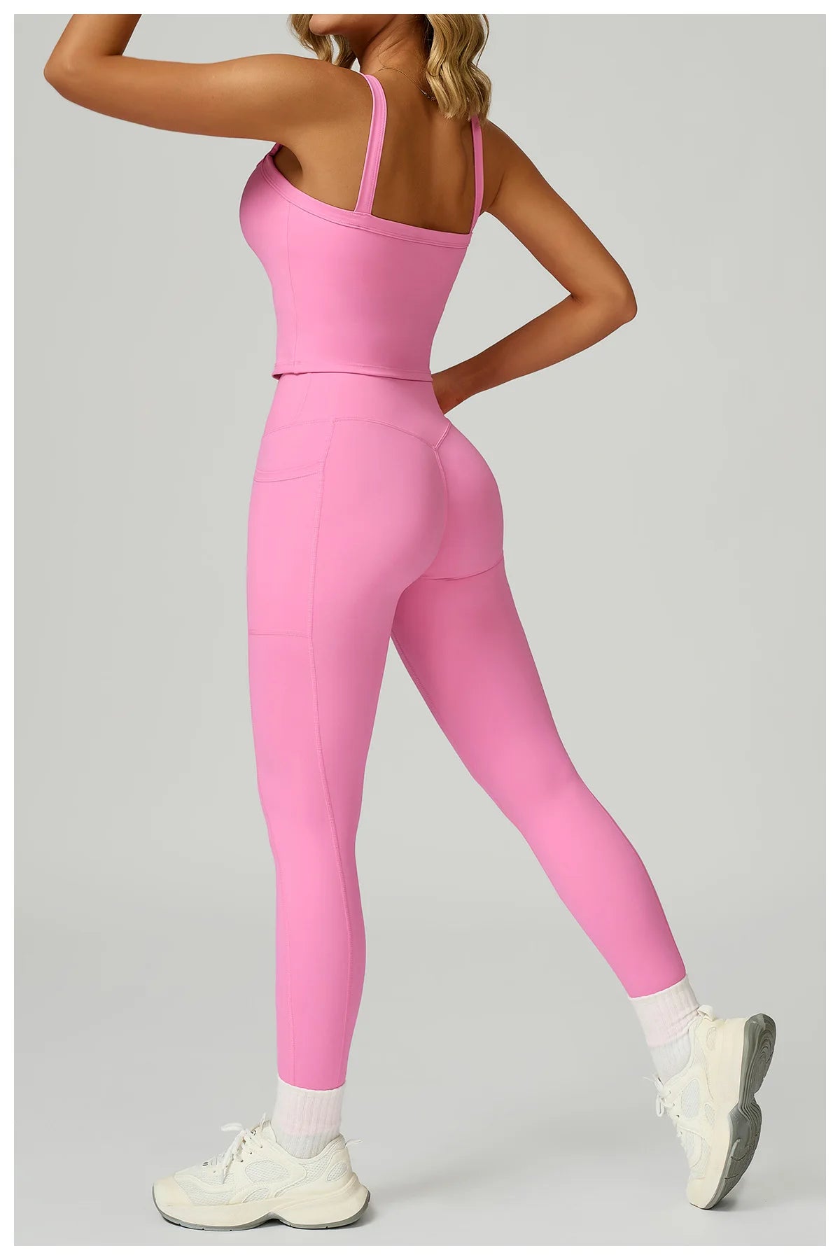Yoga Suit 2PCS Women Tracksuit Sports Bra High Waist Leggings Shorts Outfit Gym Set Fitness Workout Clothes Push Up Sportswear