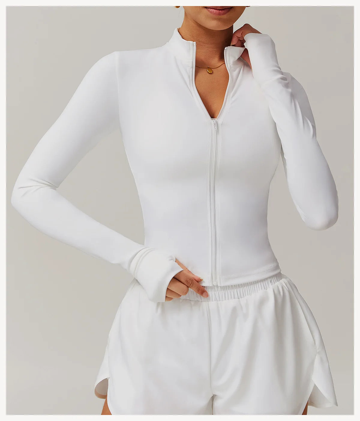 Zipper Yoga Shirts For Women Jacket Long Sleeve Fitness Running Gym Clothes Workout Dry Fit Breathable High Elastic Sports Top