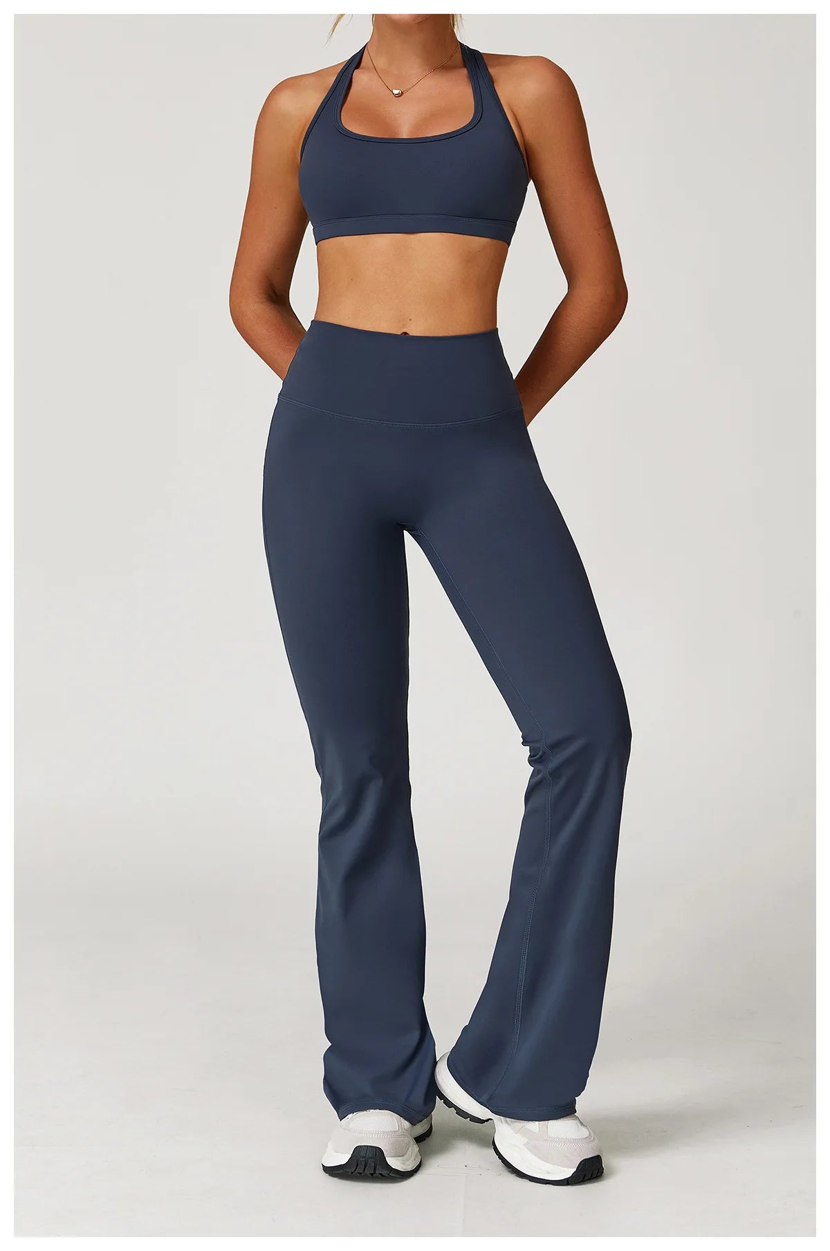 Impact Leggings Women Yoga Bell Bottoms Sports Yoga Pants Gym Clothes Fitness Workout Wear Tights Wide Leg Pants Flared Leggings