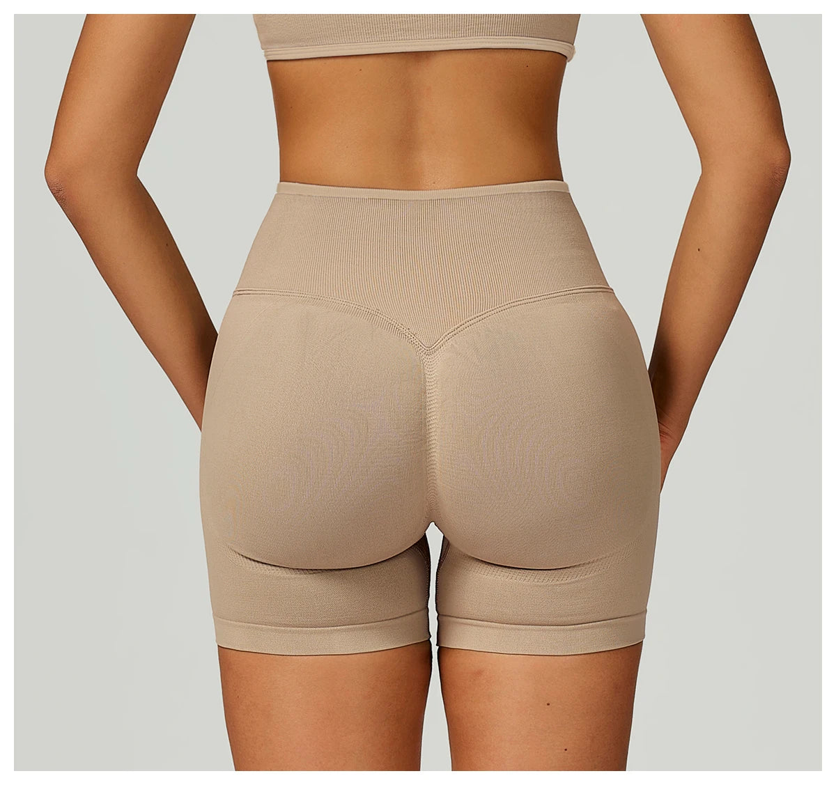 Seamless Women Sports Short Yoga Legging Shorts Squat Proof High Waist Fitness Tight Shorts Cycling Impact Workout Gym Shorts