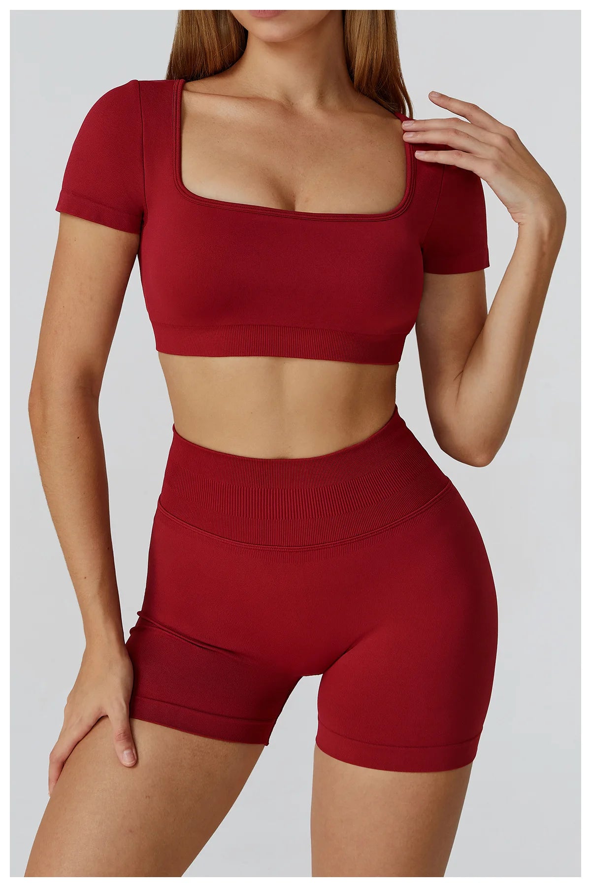 Seamless Running Impact Sports Shorts Women Buttock Lift Gym Leggings Women Cycling Slim Workout Shorts High Waist Yoga Shorts