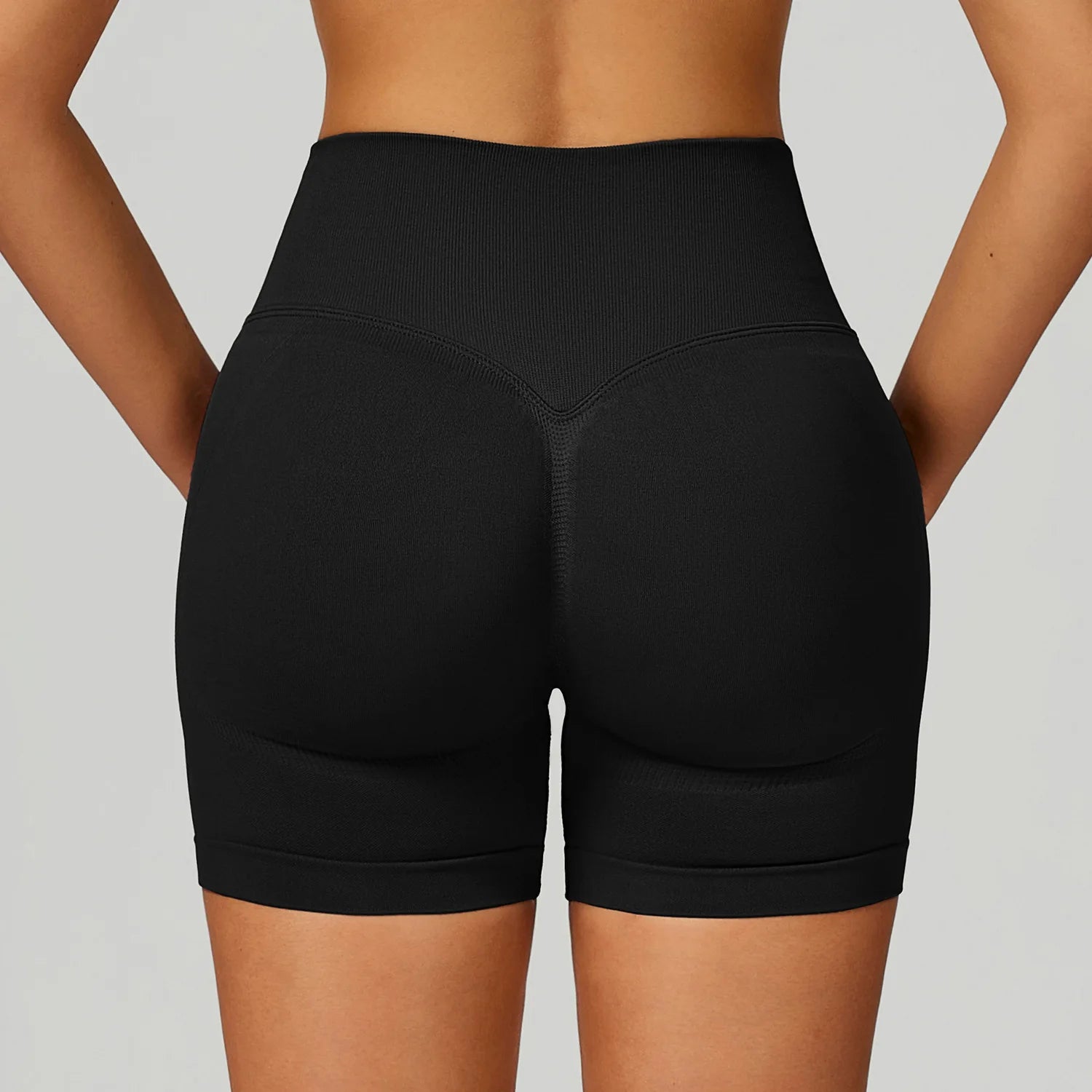 Seamless Women Sports Short Yoga Legging Shorts Squat Proof High Waist Fitness Tight Shorts Cycling Impact Workout Gym Shorts