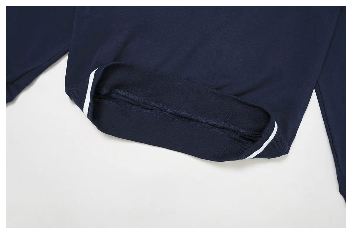 New Color Blocking Hoodie for Women Long Sleeved Loose Round Neck Top Fashionable Hoodie Outdoor Casual Running Sports Top