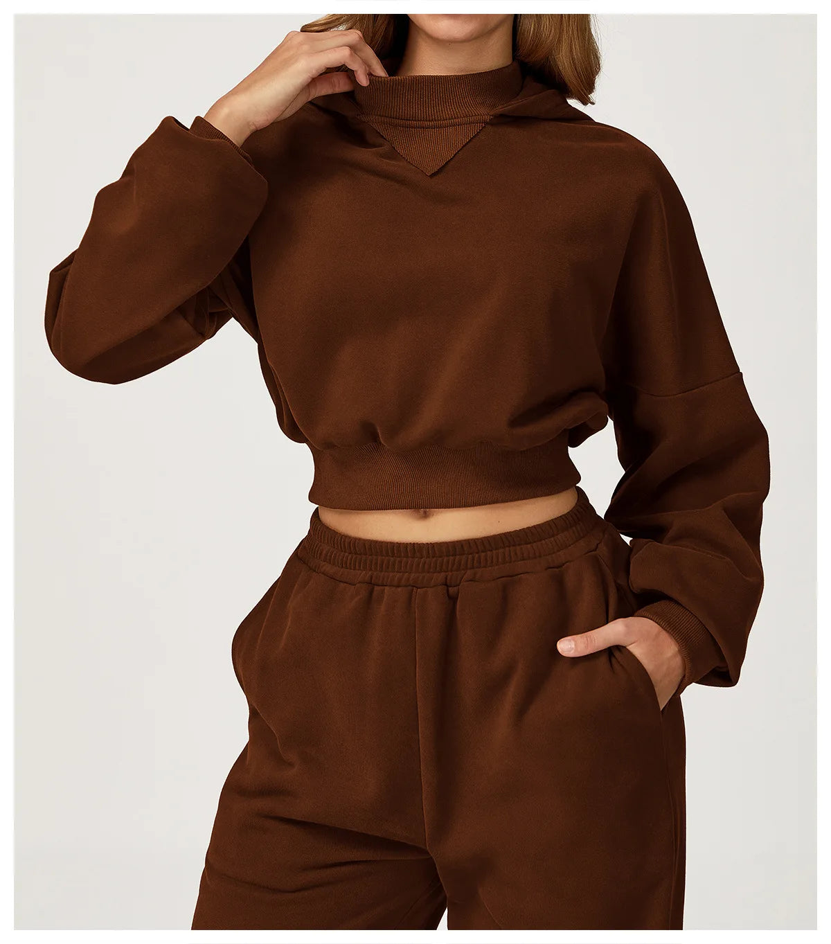 Long Sleeved Hooded Sweatshirt Winter Casual Loose Jacket Women's Long Sleeved Outdoor Running and Fitness Sportswear