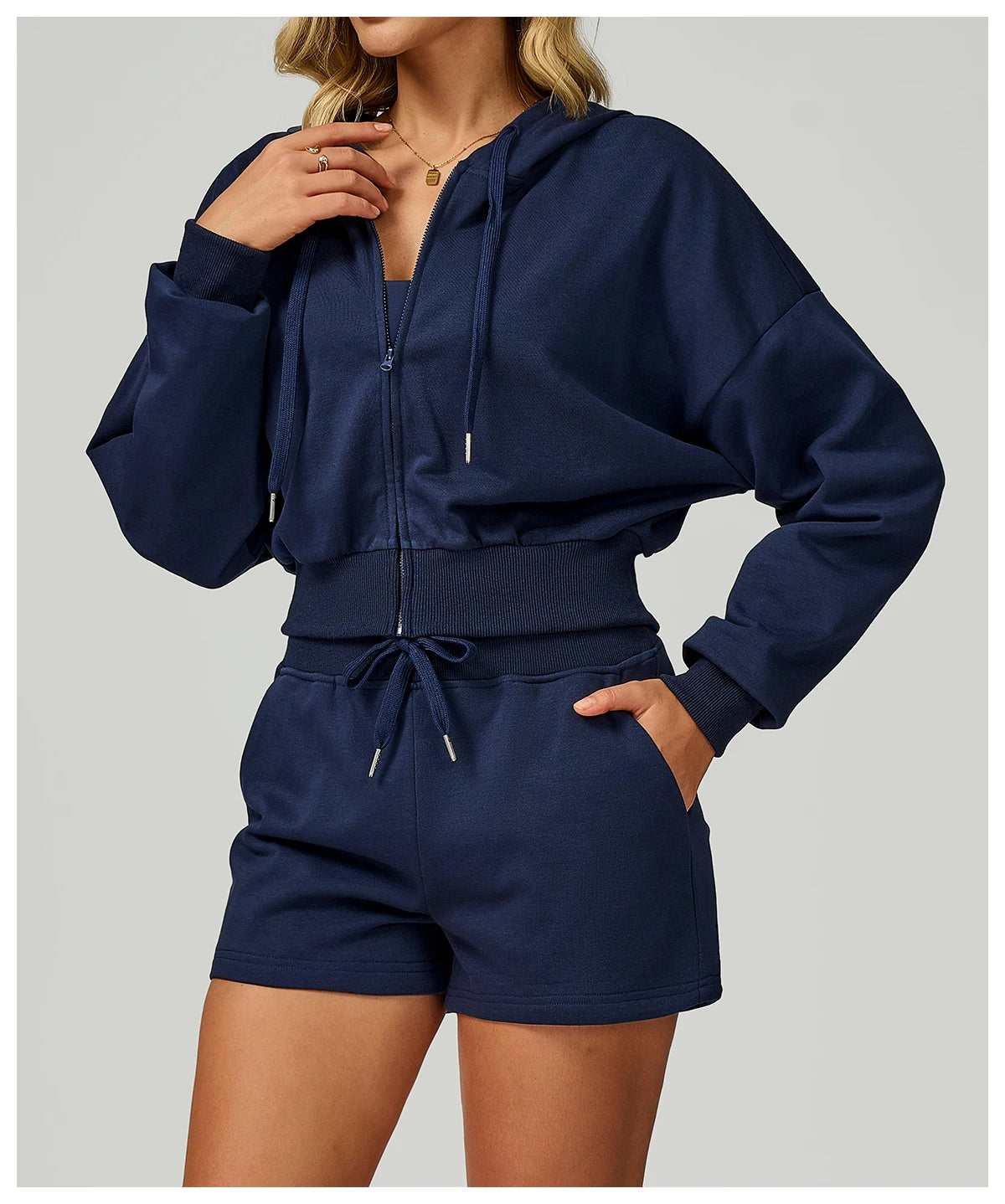 Winter Zipper Sports Hoodie for Women Hooded Long Sleeved Casual Loose and Versatile Hoodie Women Running and Fitness Sportswear