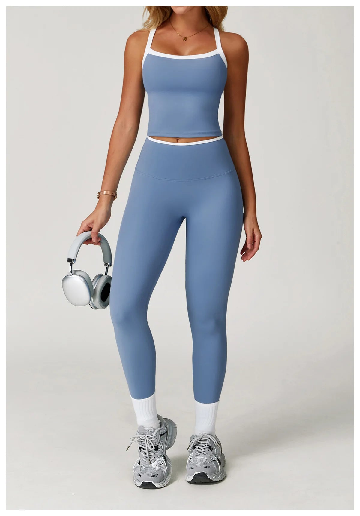 Yoga Leggings Women Impact Fitness Leggings Running Cycling Pants Breathable Sports Leggings High Waist Workout Gym Clothing