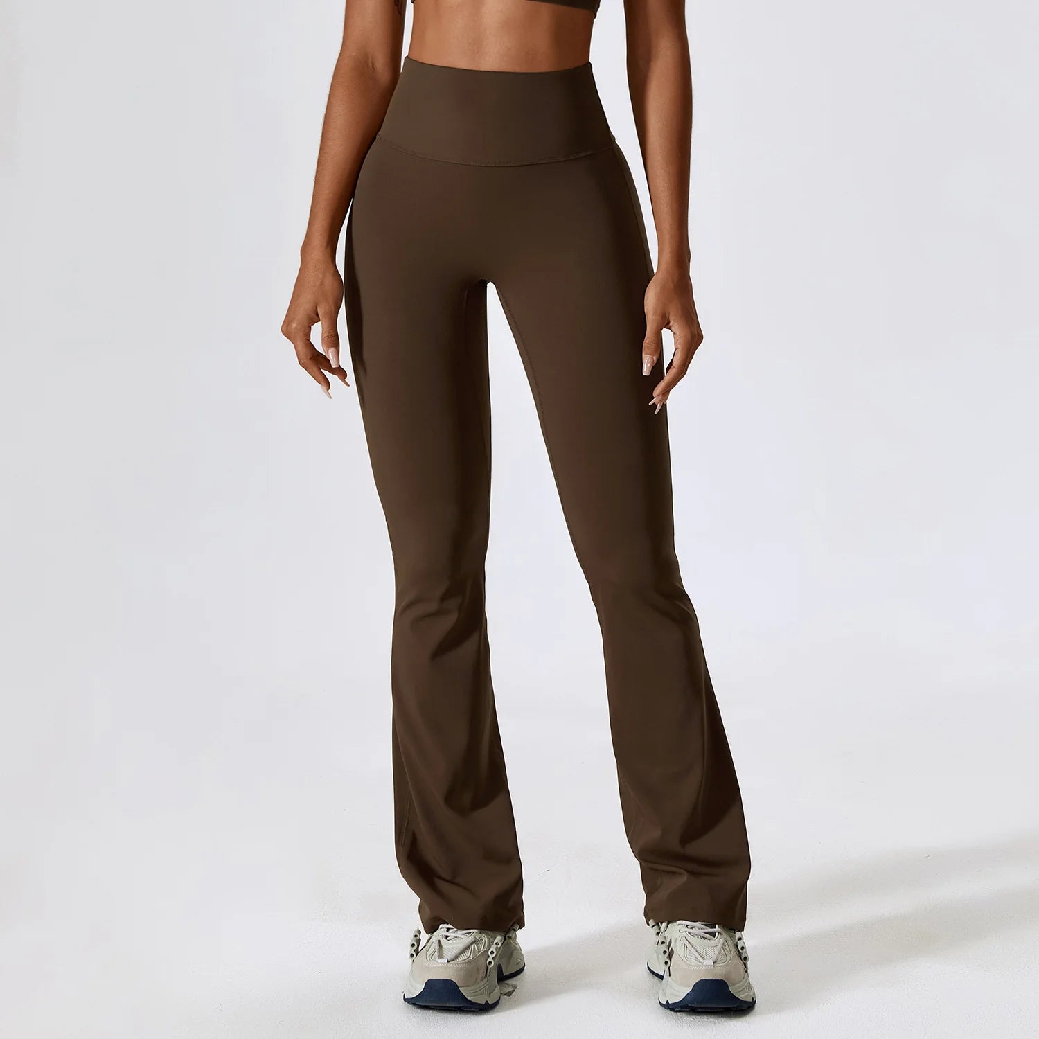 Flare Leggings Yoga Pants Women High Waist Wide Leg Pant Women Gym Workout Fitness Sports Tight Flared Pant Latin Dance Trousers