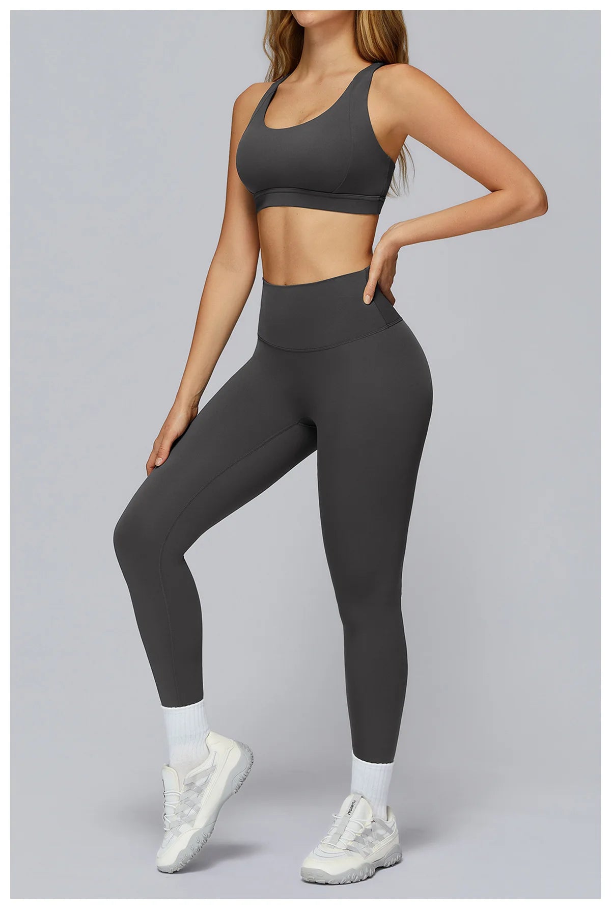 2PCS Yoga Suit Women Tracksuit Sports Bra High Waist Leggings Shorts Outfit Gym Set Fitness Workout Clothes Running Sportswear