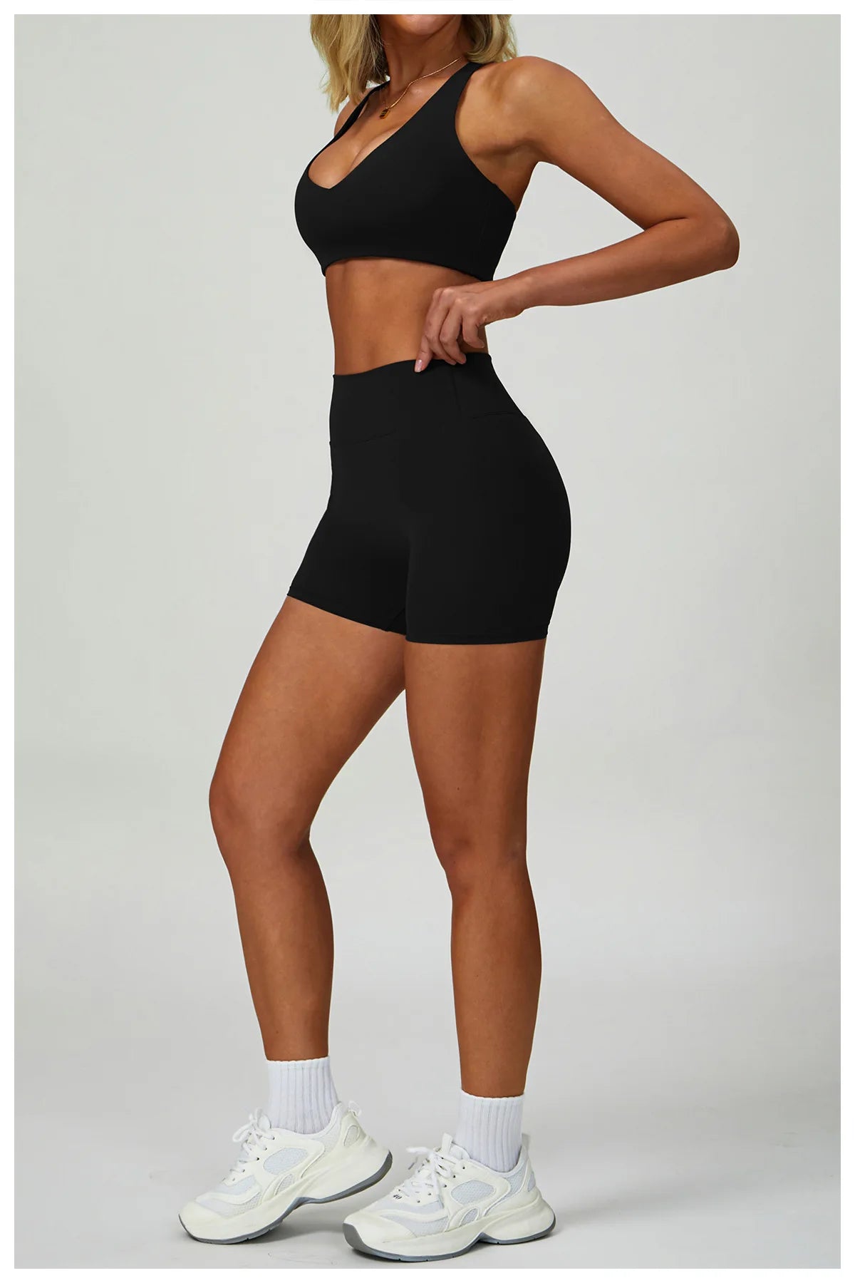 2/3PCS Women's Tracksuit Yoga Set Push Up Workout Sportswear Gym Clothing High Waist Leggings Fitness Long Sleeved Sports Suits