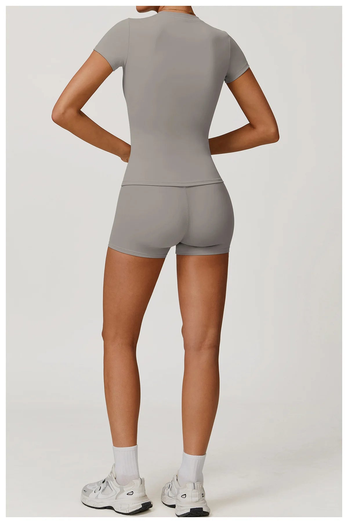 Yoga Shirts Women Top Quick Dry Running Tops Tights Push Up Workout Gym Clothe Female Short Sleeve Fitness Sports T-Shirts