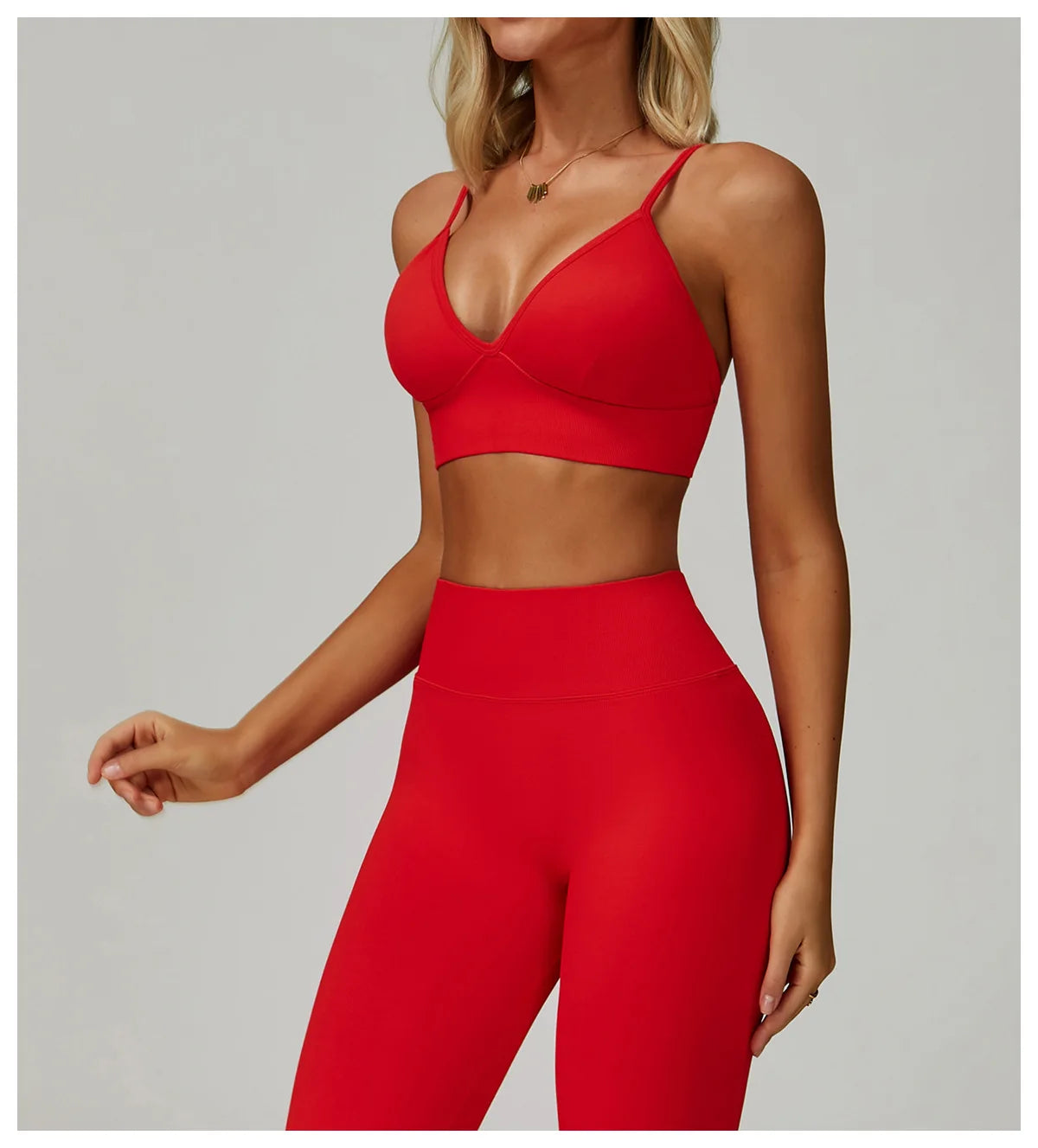 Breathable Sports Bra Fitness Top Women Yoga Bra Shockproof Crop Top Push Up Adjustable Shoulder Strap Sport Bra Gym Workout Top