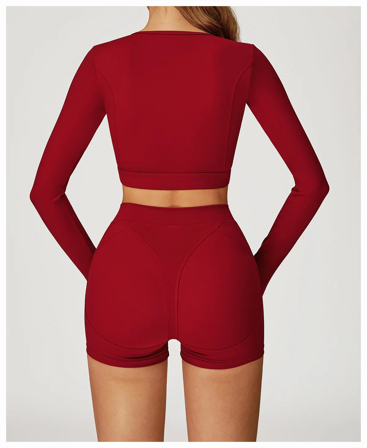 Women Yoga Shirts Crop Top Yoga Long Sleeves Shirts for Women Yoga Sports Running Fitness Gym Clothes Push Up Workout Tops