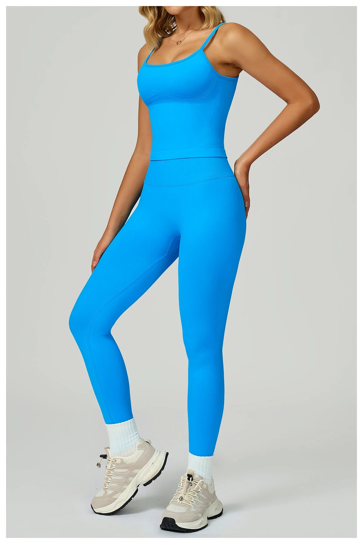 Seamless Sports Fitness Vest with Chest Pad Summer Shockproof Beauty Back Nude Feeling Suit Pilates Training Yoga Top Yoga Bras