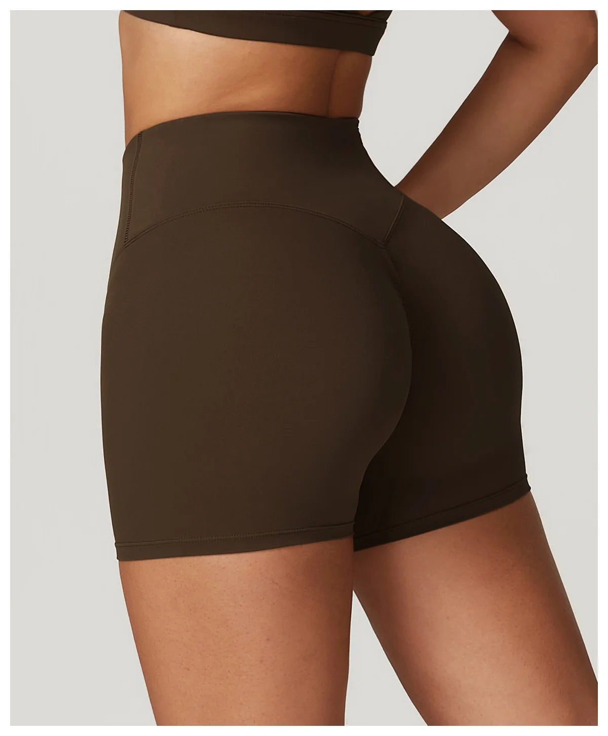 Women's Sports Yoga Shorts High Waist Hip Lift Fitness Running Cycling Quick Dry Breathable Yoga Women's Impact Yoga Shorts