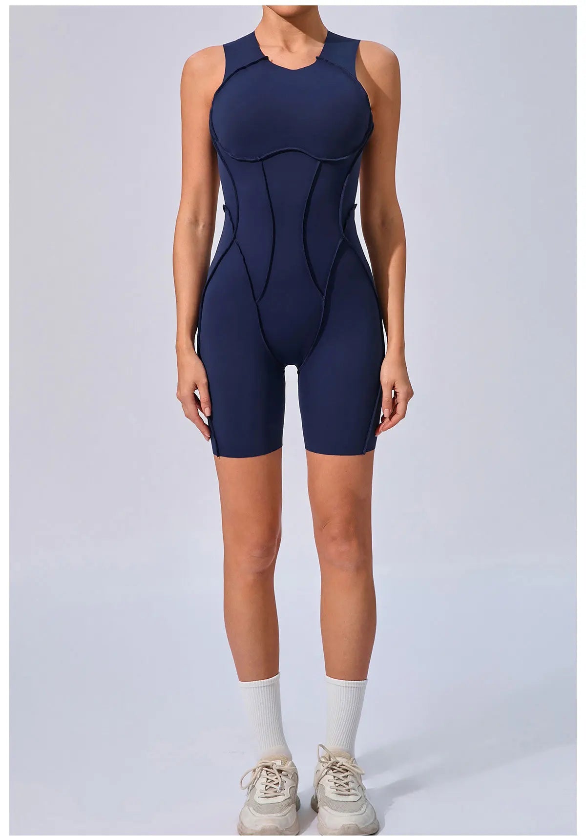 Women Tracksuit Sports Overalls Padding Sporty Jumpsuit Sportswear Woman Gym Set Sleeveless Yoga Clothing Suit for Fitness Set
