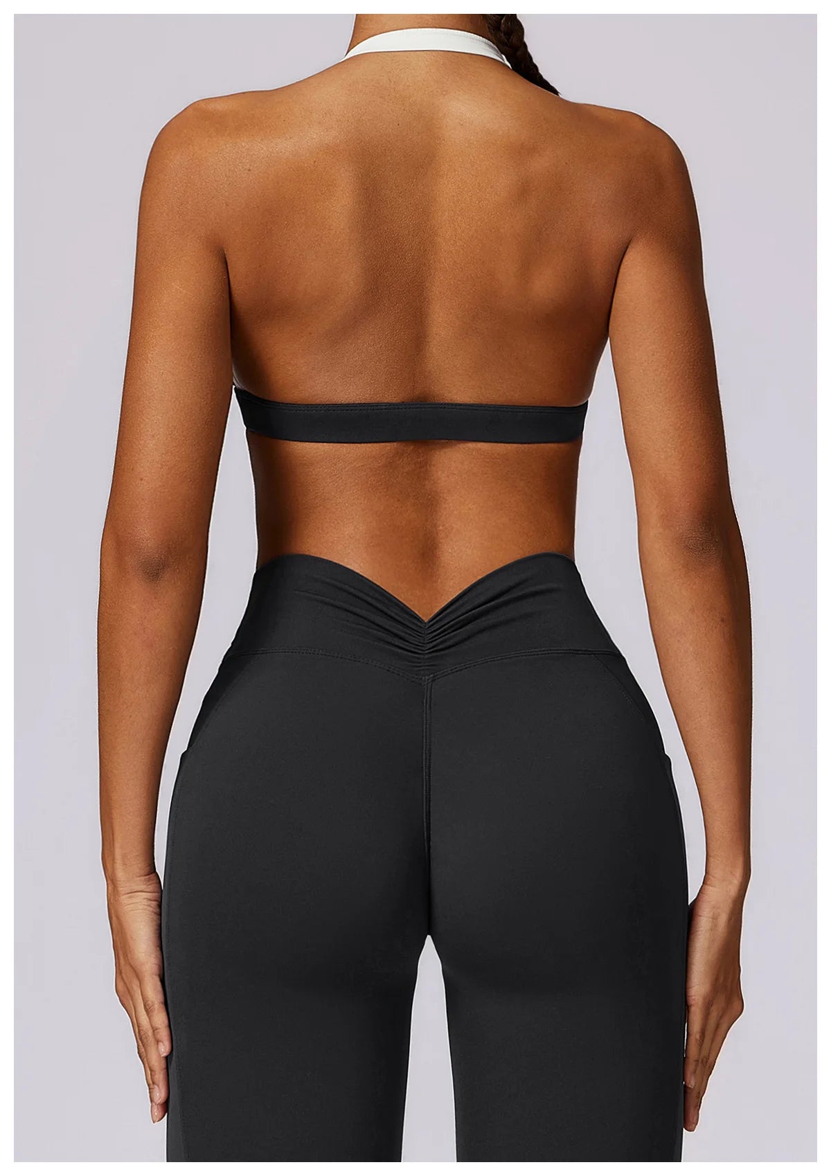 Women's Neck Hanging Back Beauty Yoga Bra Quick Drying Sports Underwear Gym Push Up Workout High-intensity Running Fitness Vest
