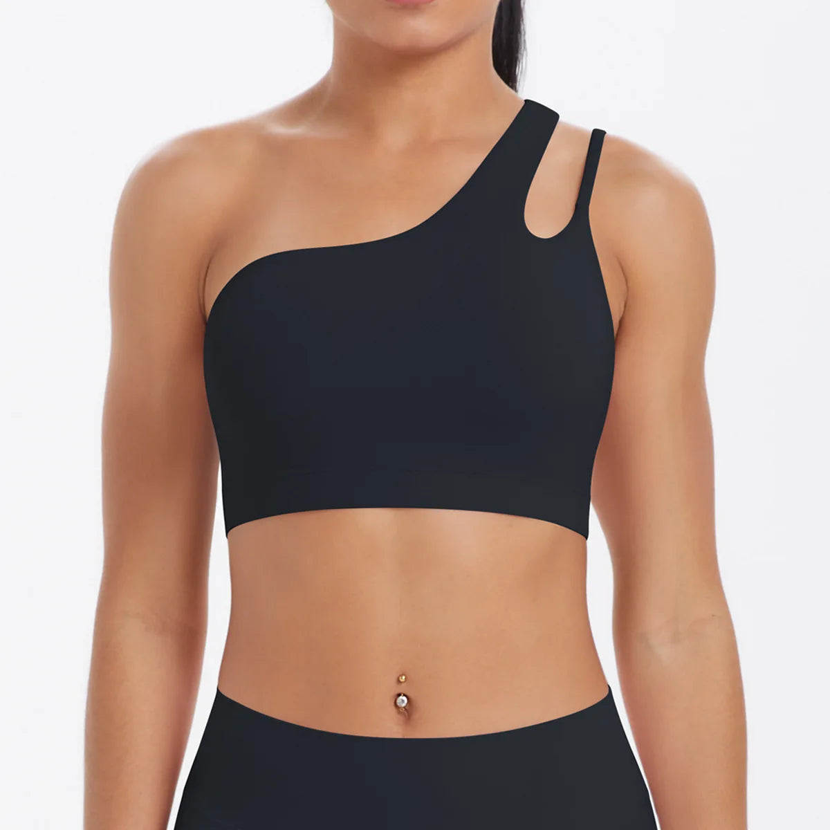 Sports Bra Women Push Up Fitness Bras One Shoulder Underwear Shockproof Yoga Bra Workout Bra Yoga Running Bra Sexy Vest