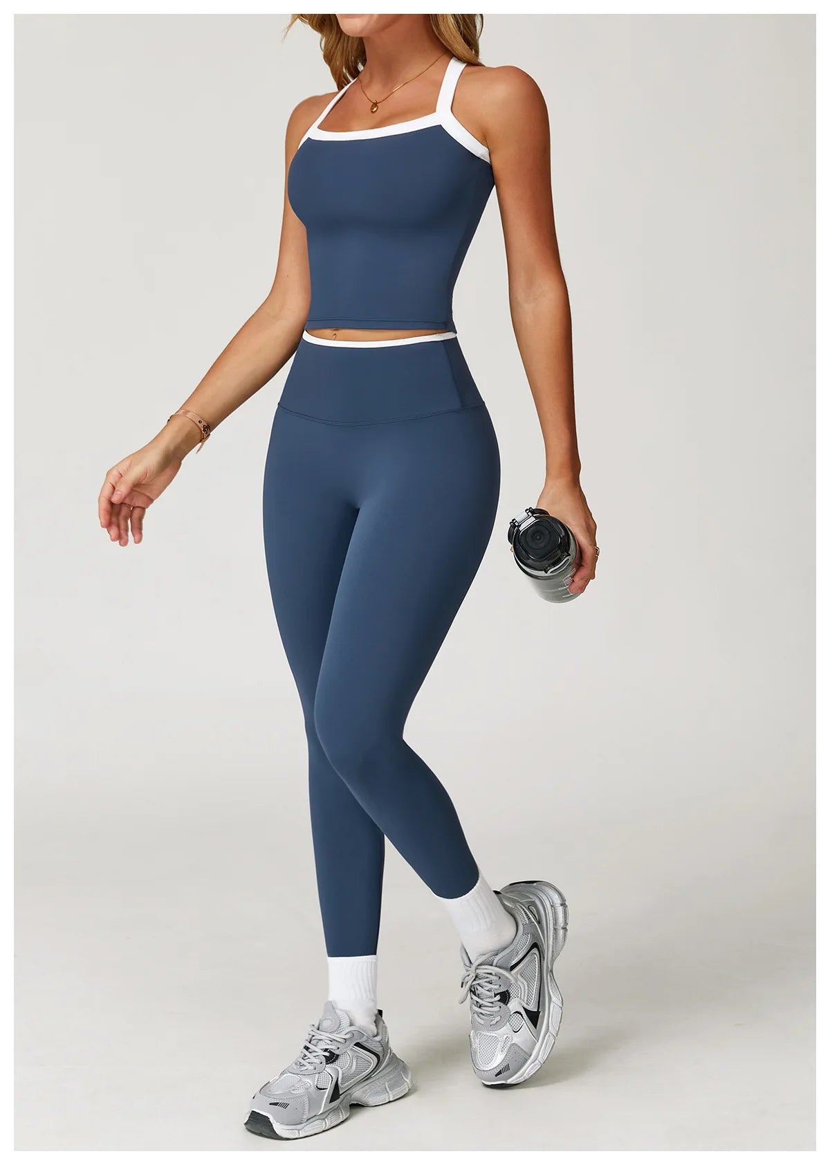 Yoga Leggings Women Impact Fitness Leggings Running Cycling Pants Breathable Sports Leggings High Waist Workout Gym Clothing