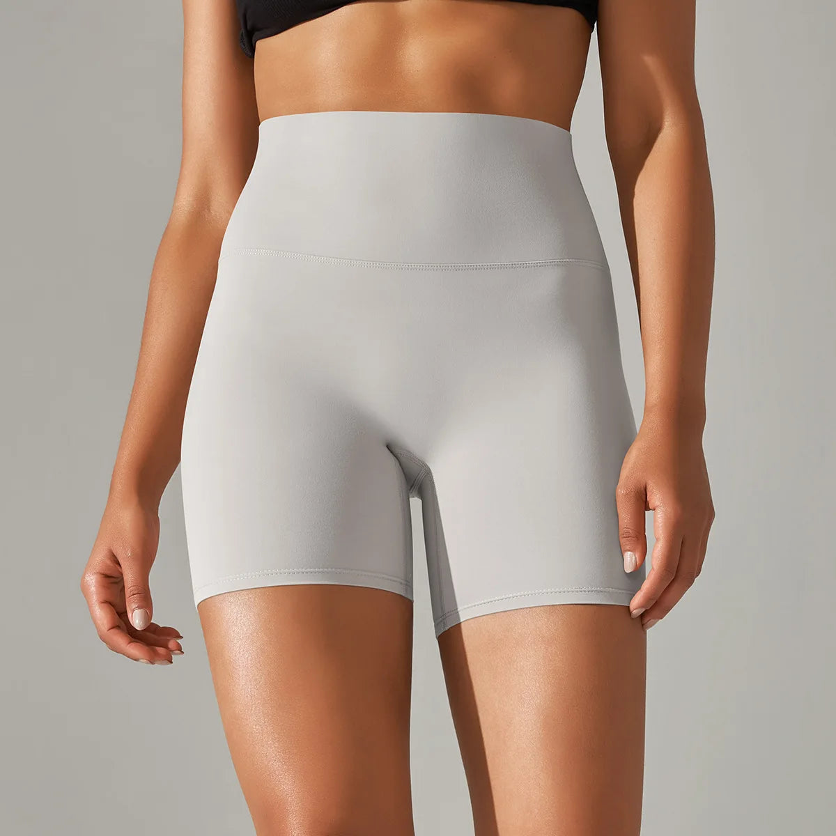 Seamless Yoga Shorts Women Fitness Shorts Running Cycling Shorts Breathable Sports Leggings High Waist Summer Workout Gym Shorts