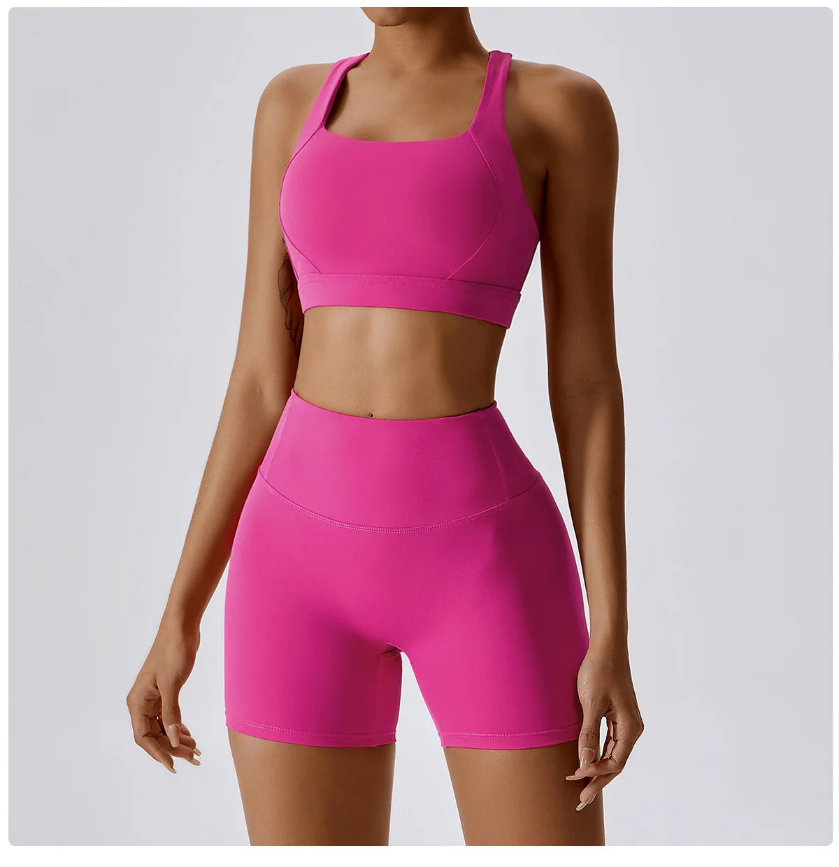 2/3PCS Yoga Set Gym Clothes Sportswear Yoga Suits For Women Tracksuit Fitness Set Tracksuits Sports Bra Gym Leggings Yoga Top