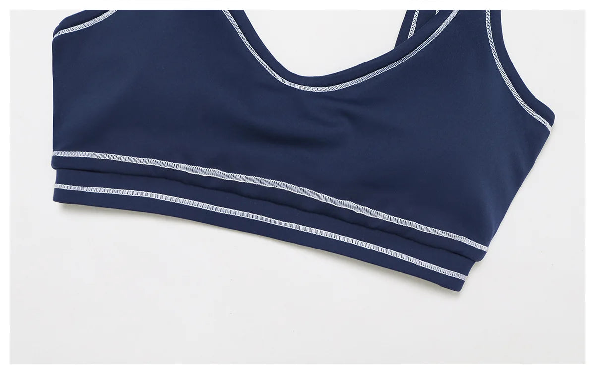 Women Breathable Sports Underwear Shockproof Fitness Top Push Up Gym Crop Top Brassiere Sport Bra Gym Workout Top Yoga Bra