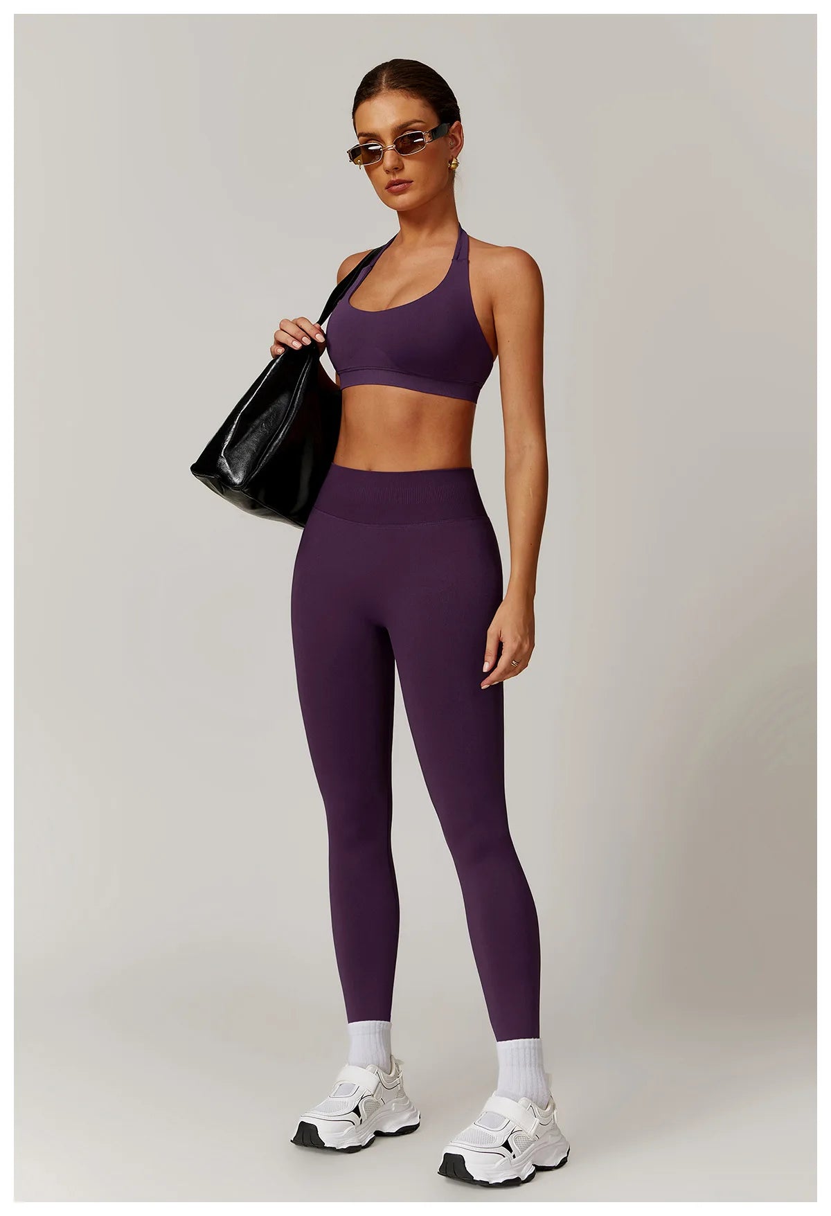 Ribbed Fitness Leggings Women Sport High Waist Tights Seamless Yoga Leggings Gym Jogging Quick Dry Push Up Slim Pants Running