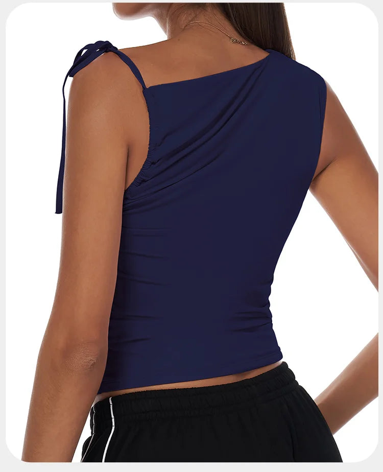 Sexy Shoulder Sports Shirt Vest Loose Breathable Quick Drying Top Gym Running Fitness Yoga Clothing Lightweight Tops For Women