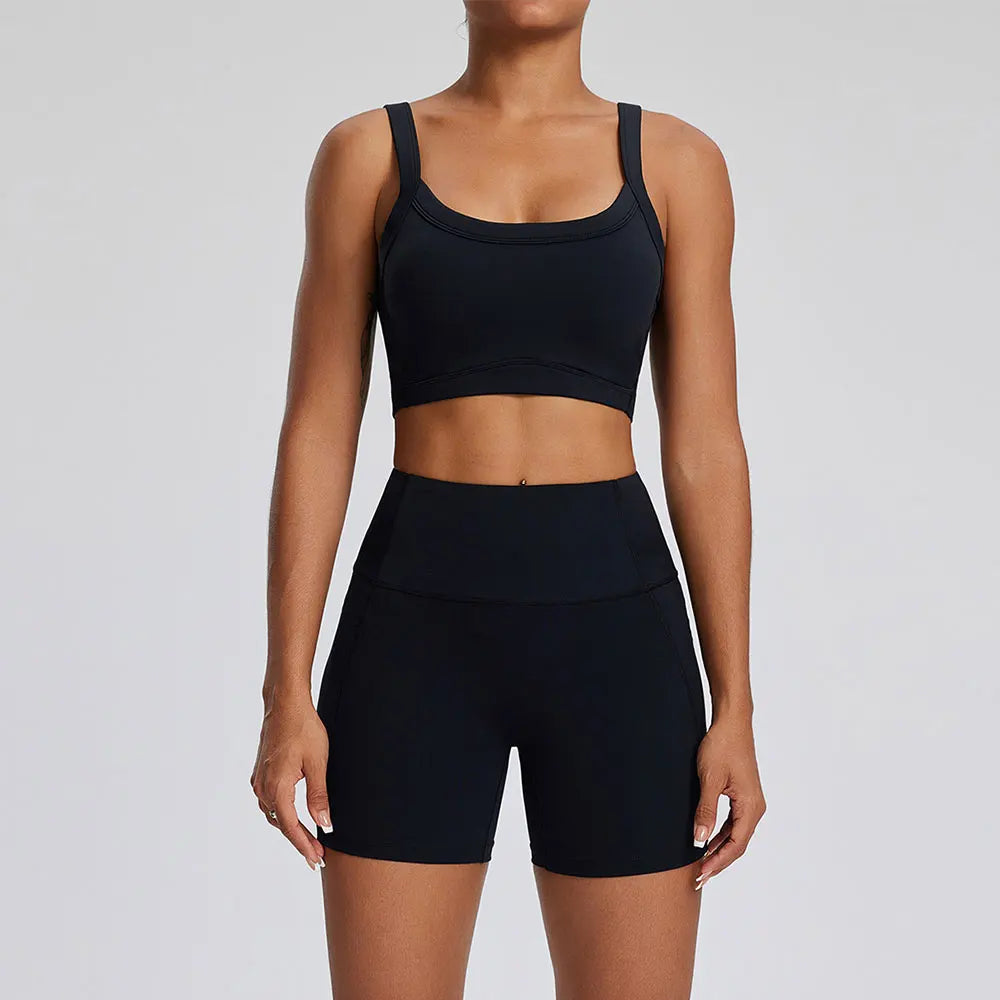 2PCS Yoga Suit Gym Set Women Clothes Running Tracksuit Workout Long Sleeve High Waist Bell-bottoms Sports Shirt Yoga Clothing