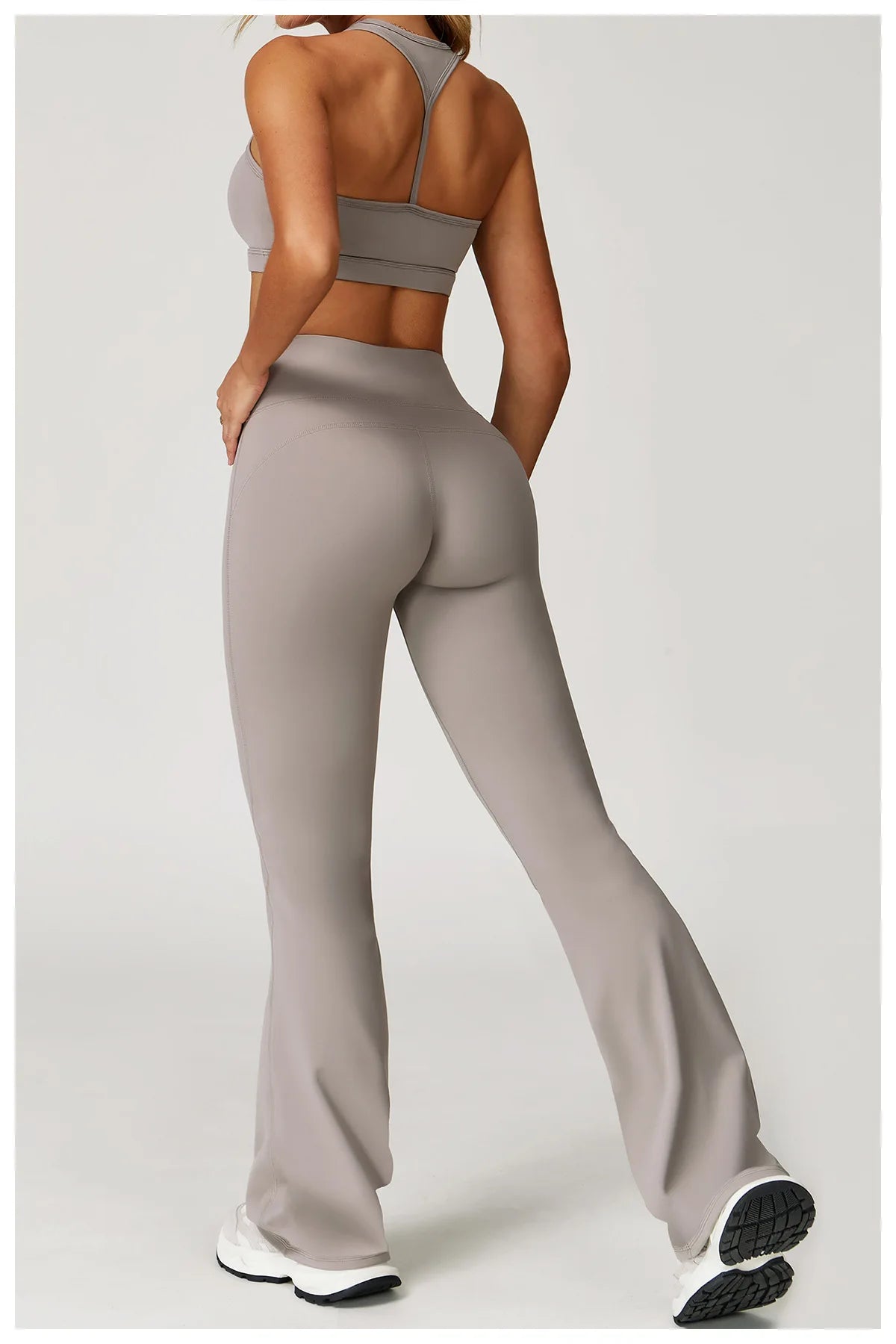 Yoga Set 2 Pieces Women Clothes Workout Outfits Fitness Sportswear Gym Tracksuit High Waist Leggings Sports Bra Athletic Wear