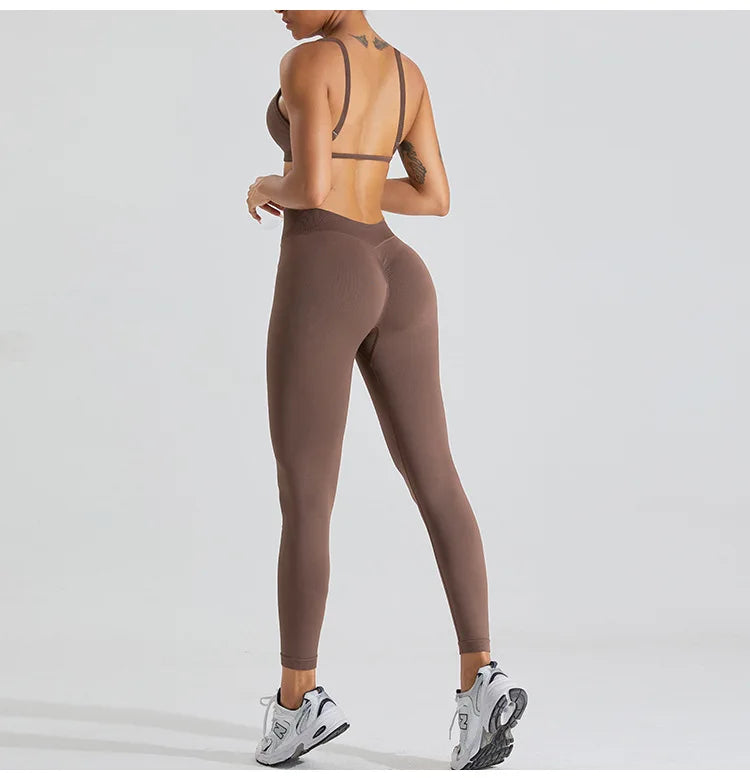 Seamless Soft Cross Back Women Sports Underwear Fitness Bra Tights Yoga Vest High Strength Shockproof Gym Sports Top Push Up Bra