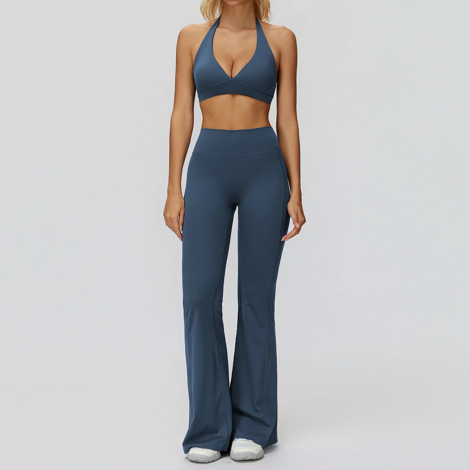 Yoga Suit 2PCS Women Tracksuit Sports Bra High Waist Legging Gym Set Fitness Outfit Running Workout Clothes Push Up Sportswear