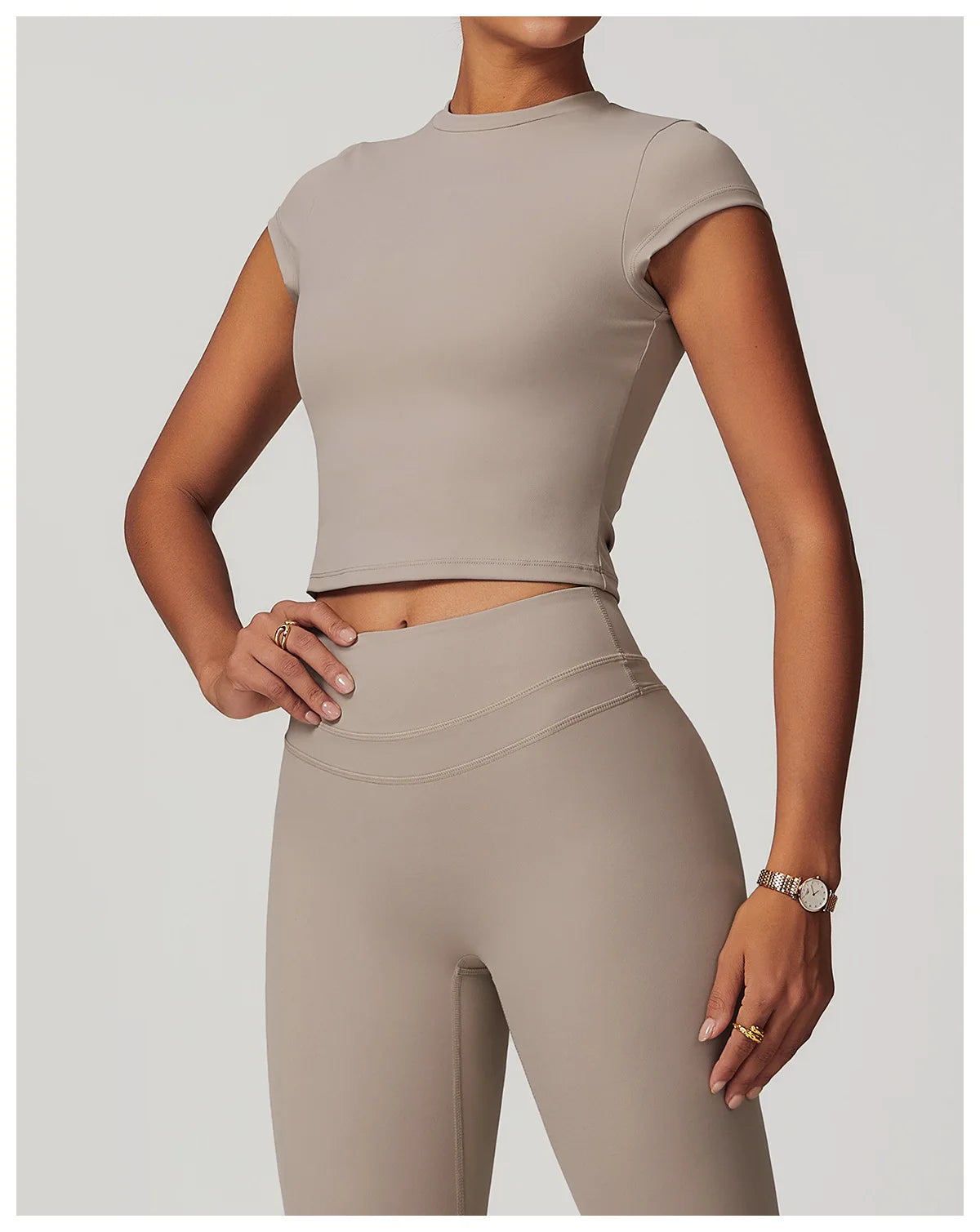 Women Clothes Yoga Top Sport T Shirt Fitness Clothes Short Sleeve Yoga Shirt Gym Top Workout Running Active Wear Sport Top